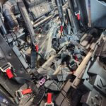 Dirty RZR showing wiring