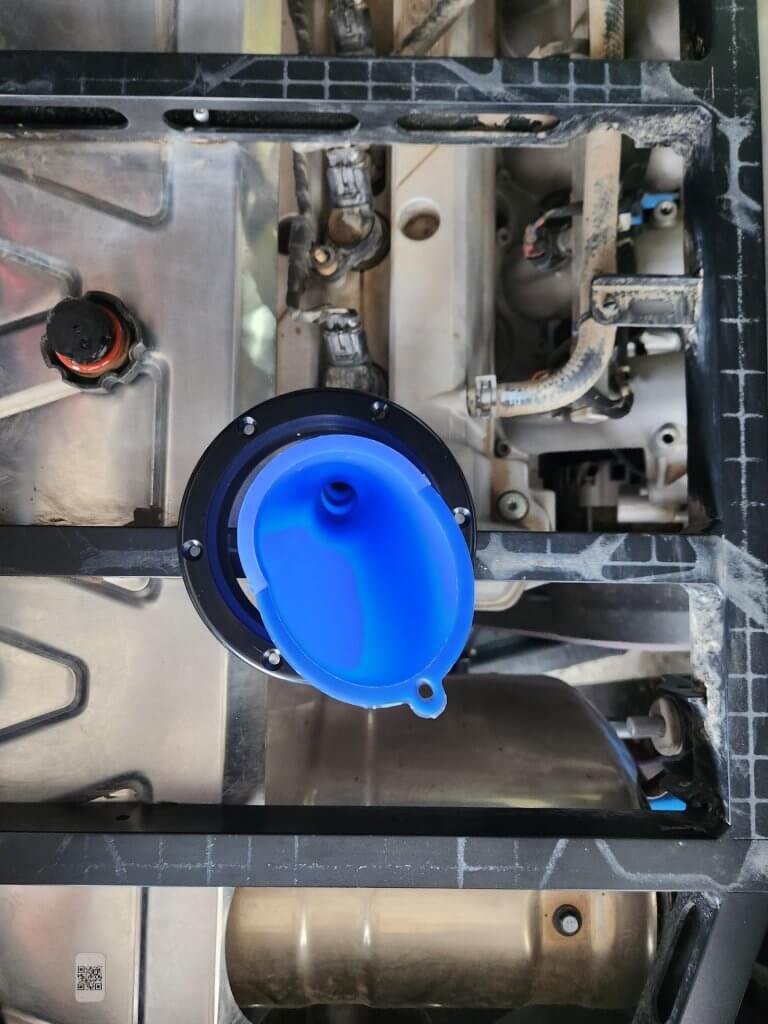 Oil fill location on the engine - UTVSpot.net Polaris RZR Pro R engine oil fill